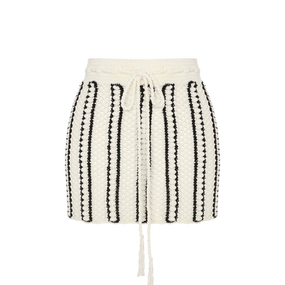 NWT - Revolve Matching Set - Crochet Crop Top & Mini Skirt - Picture 3 of 7